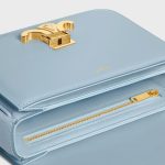 TEEN TRIOMPHE BAG IN SHINY CALFSKIN PALE BLUE - Image 4
