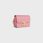 TEEN TRIOMPHE BAG IN SHINY CALFSKIN ROSE - Image 2