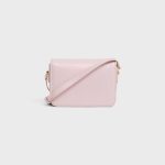 TEEN TRIOMPHE BAG IN SHINY CALFSKIN PASTEL PINK - Image 3