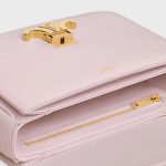 TEEN TRIOMPHE BAG IN SHINY CALFSKIN PASTEL PINK - Image 4