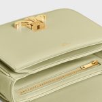 TEEN TRIOMPHE BAG IN SHINY CALFSKIN ALMOND GREEN - Image 4