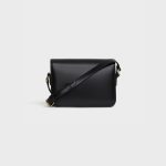 TEEN TRIOMPHE BAG IN SHINY CALFSKIN BLACK - Image 3