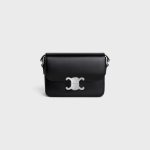 TEEN TRIOMPHE BAG IN SHINY CALFSKIN BLACK