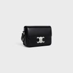TEEN TRIOMPHE BAG IN SHINY CALFSKIN BLACK - Image 2