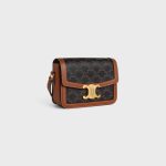TEEN TRIOMPHE BAG IN TRIOMPHE CANVAS AND CALFSKIN TAN - Image 2