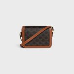 TEEN TRIOMPHE BAG IN TRIOMPHE CANVAS AND CALFSKIN TAN - Image 3