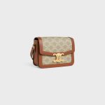 TEEN TRIOMPHE BAG IN TRIOMPHE CANVAS AND CALFSKIN GREGE - Image 2