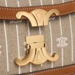 TEEN TRIOMPHE BAG IN TEXTILE WITH TRIOMPHE ALL OVER AND CALFSKIN - Image 2