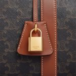 CELINE Medium Travel Bag IN Triomphe Canvas and calfskin - Image 2