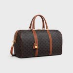 CELINE Medium Travel Bag IN Triomphe Canvas and calfskin - Image 3