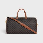 CELINE Large Travel Bag IN Triomphe Canvas with Celine Print - Image 2