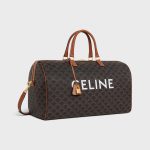 CELINE Large Travel Bag IN Triomphe Canvas with Celine Print - Image 4