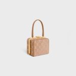 CELINE LANA MINAUDIERE in SUEDE CALFSKIN WITH TRIOMPHE STRASS - Image 3